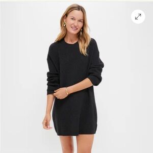 Tuckernuck black sweater dress off shoulder